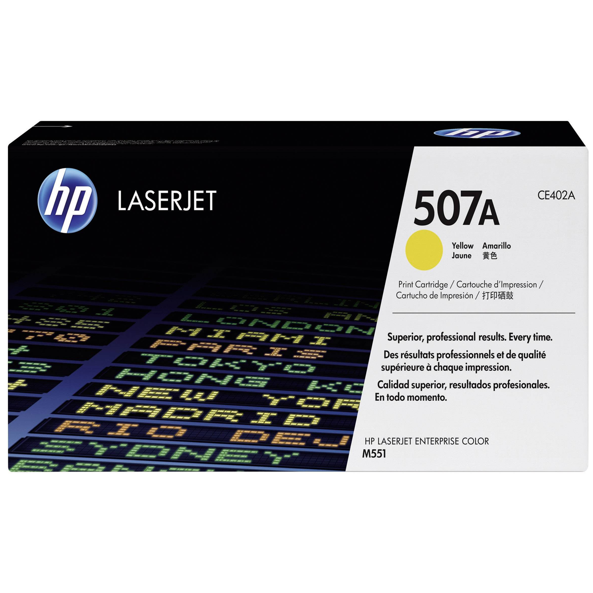 HP 507A Yellow Original LaserJet Toner Cartridge