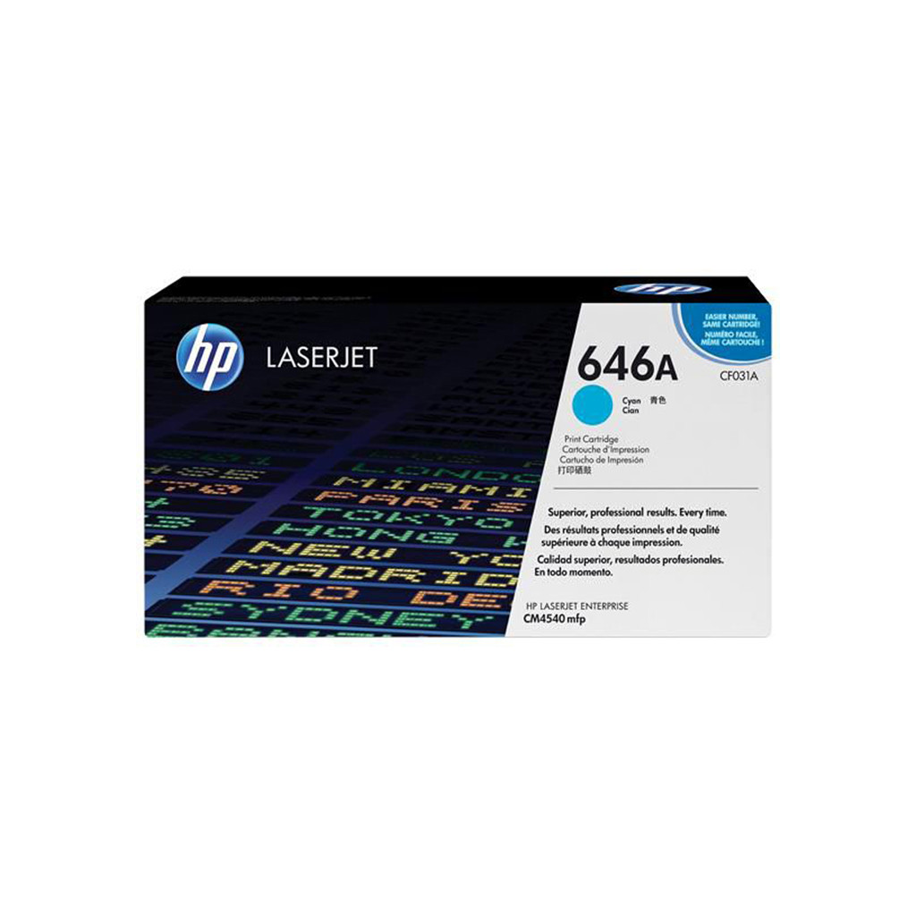 HP 646A Cyan Original LaserJet Toner Cartridge