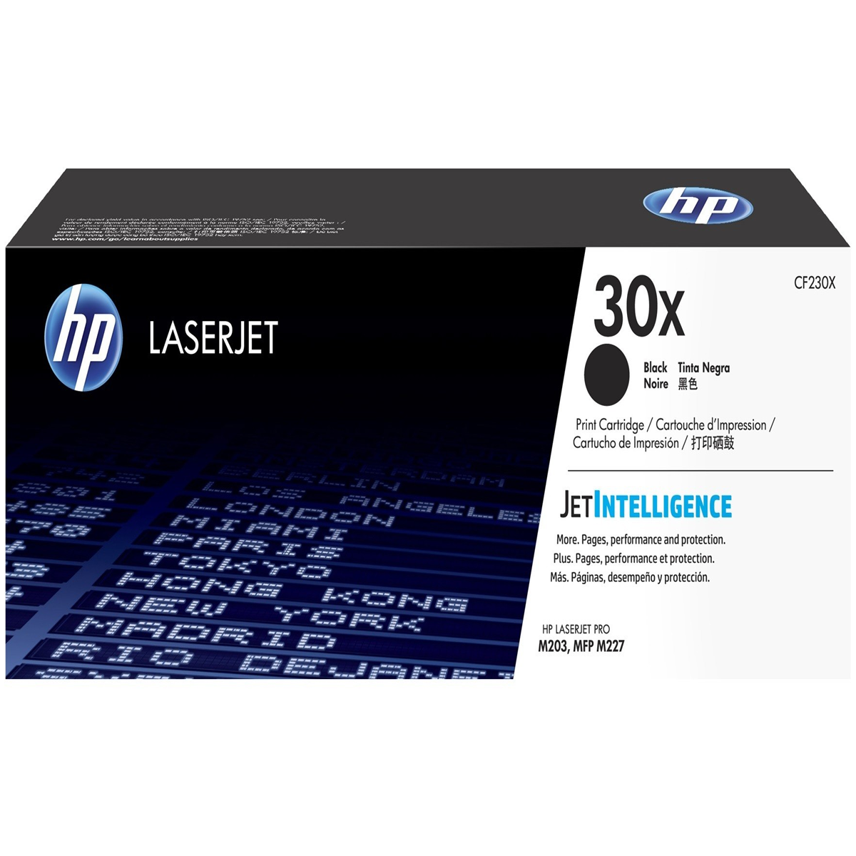 HP 30X High Capacity Black Original LaserJet Toner Cartridge (CF230X)