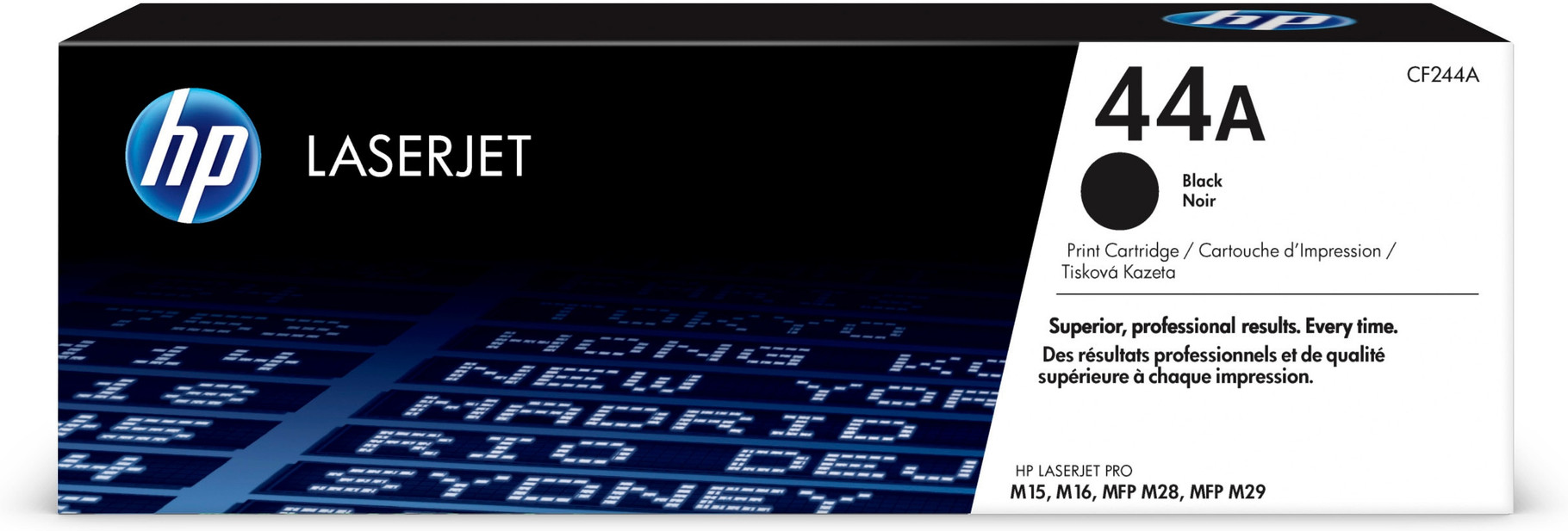 HP 44A Black Original LaserJet Toner Cartridge 1,000 pages pour M15a M15w