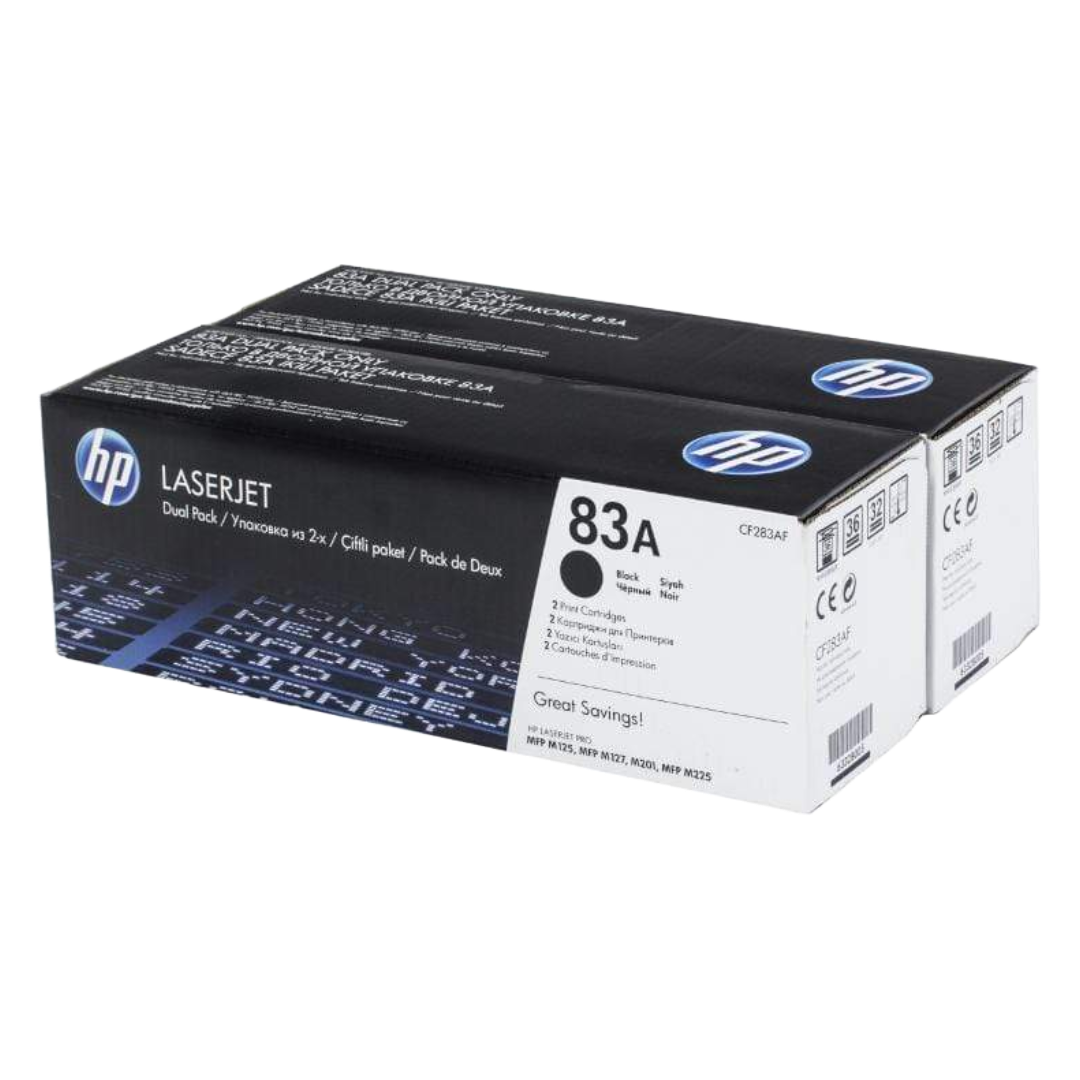 HP 83A 2-pack Black Original LaserJet Toner Cartridges