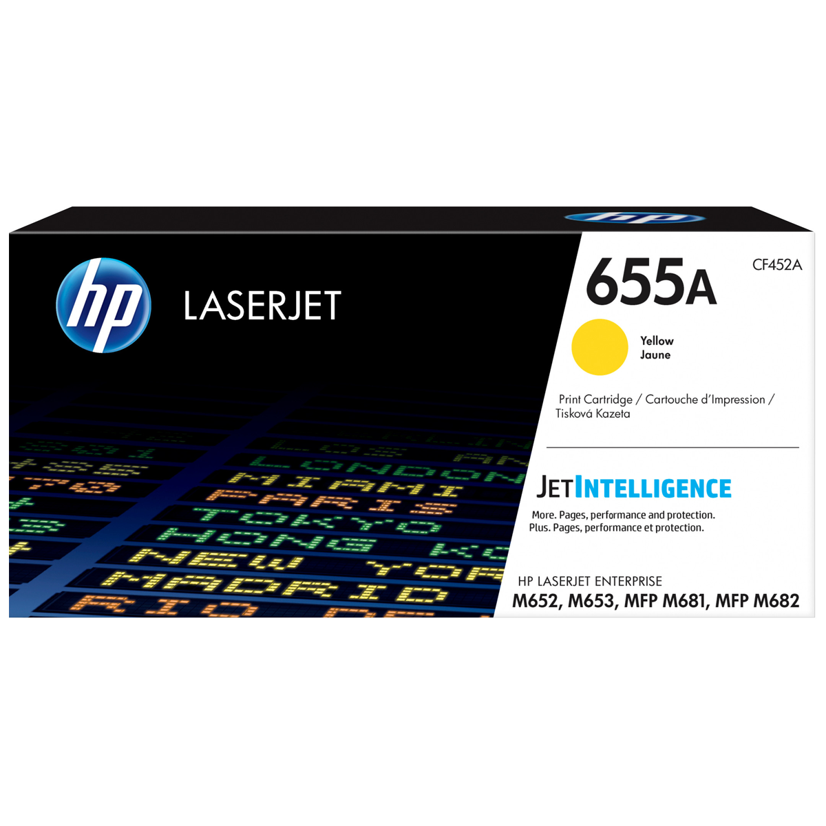 HP 655A Yellow Original LaserJet Toner Cartridge
