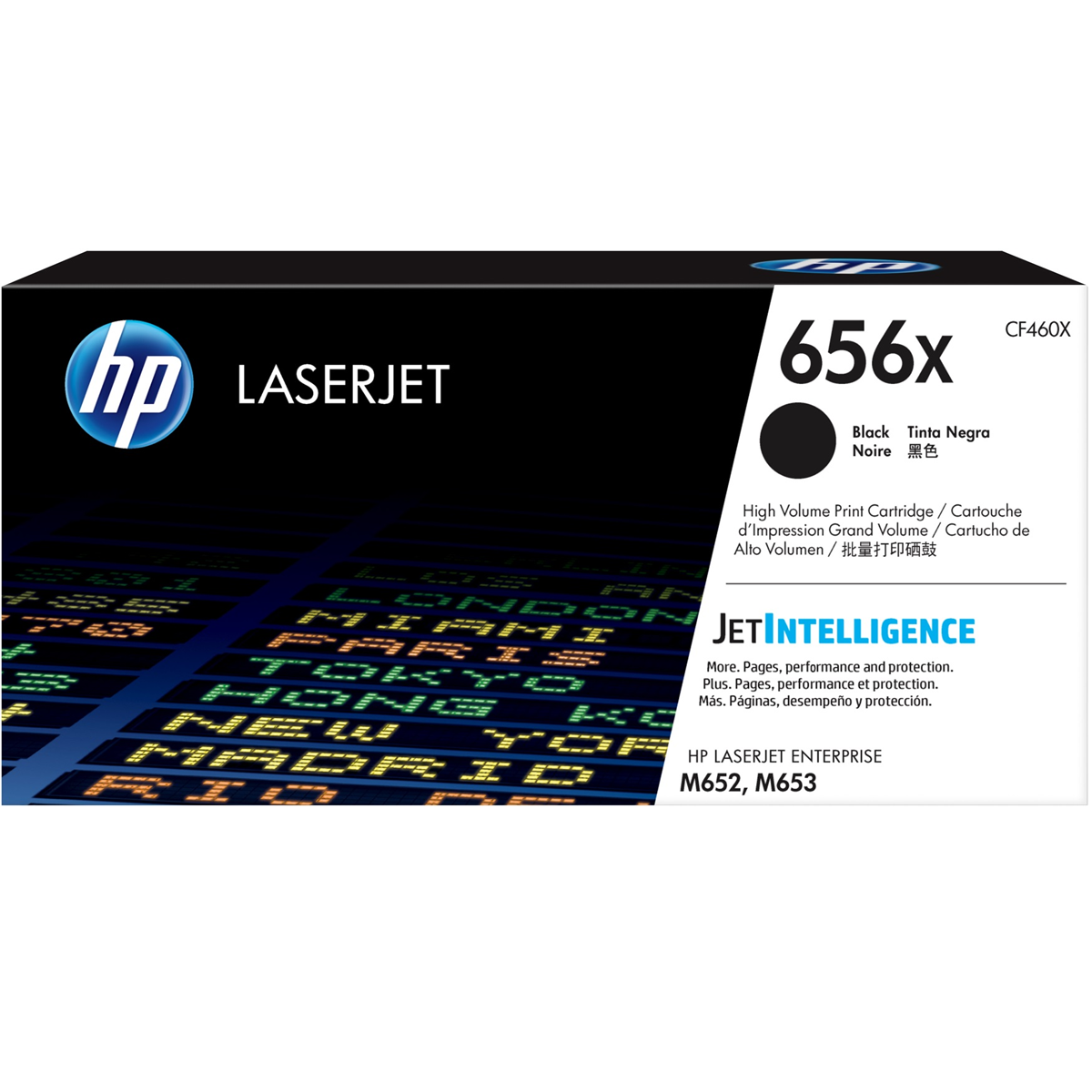 HP 656X Black LaserJet Toner Cartridge 27 Pages