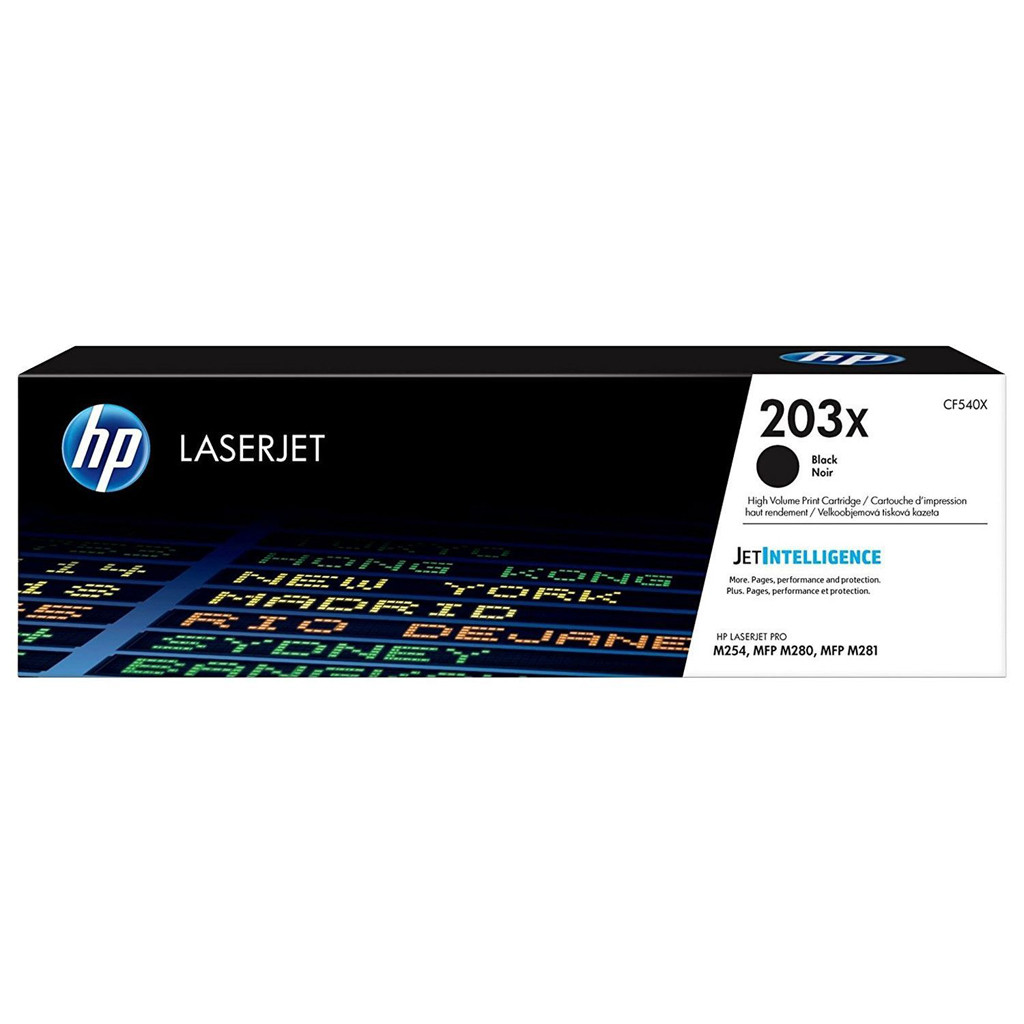HP 203X Black LaserJet Toner Cartridge  3,200