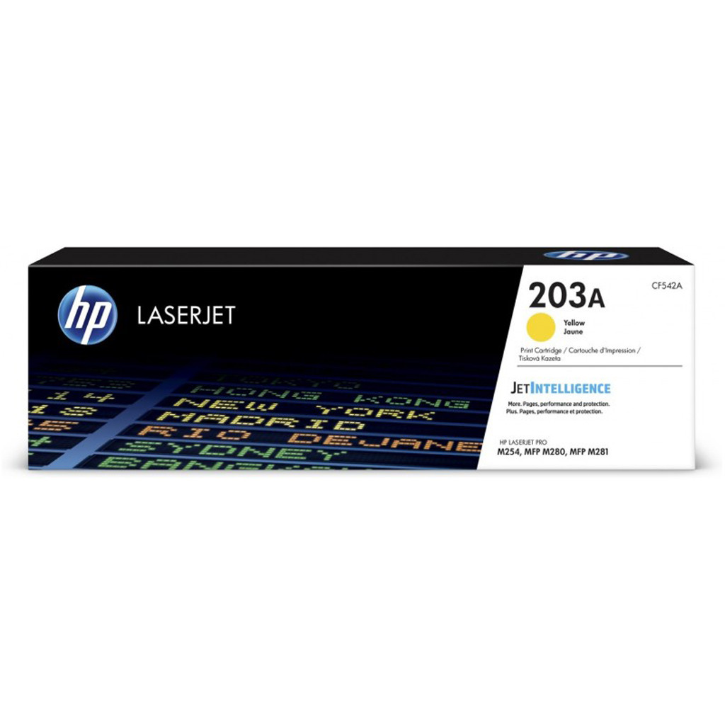 HP 203A Yellow LaserJet Toner Cartridge  1,300