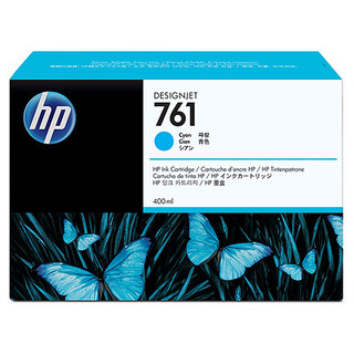 HP 761 400-ml Cyan DesignJet Ink Cartridge