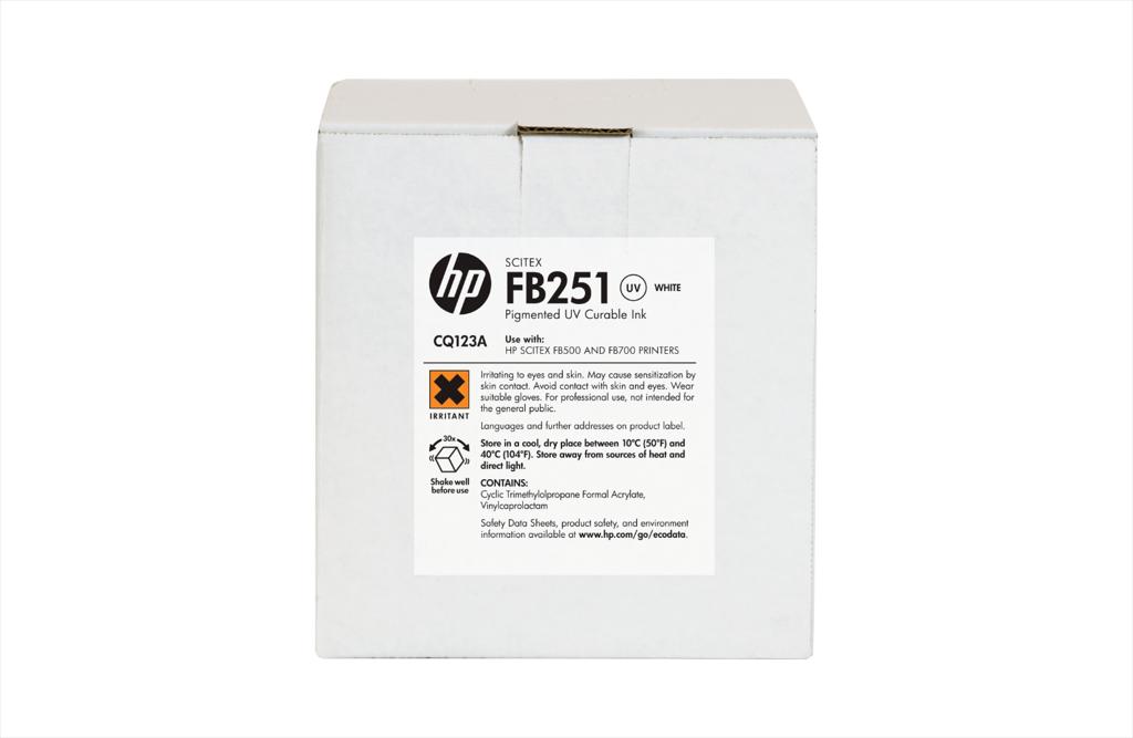 HP FB251 2-liter White Scitex Ink