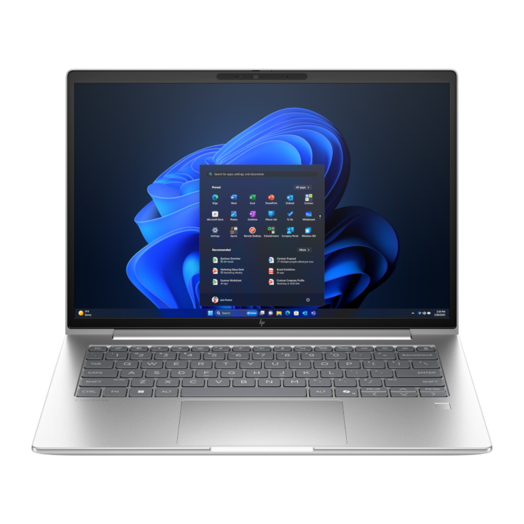 HP EliteBook 6 G1i 14 Intel Core Ultra 5-225U (jusqu'à 4,8 GHz avec technologie Intel Turbo Boost, 12 Mo de cache, 12 cœurs) , 8GB DDR5-5600, 512GBSSD, Win 11 Pro 64, Garantie 2 ans