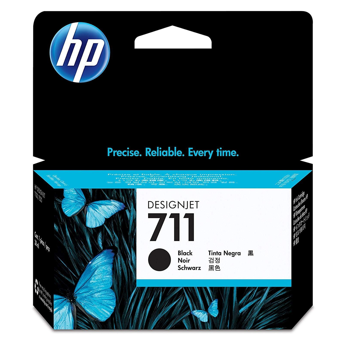 HP 711 38-ml Black DesignJet Ink Cartridge