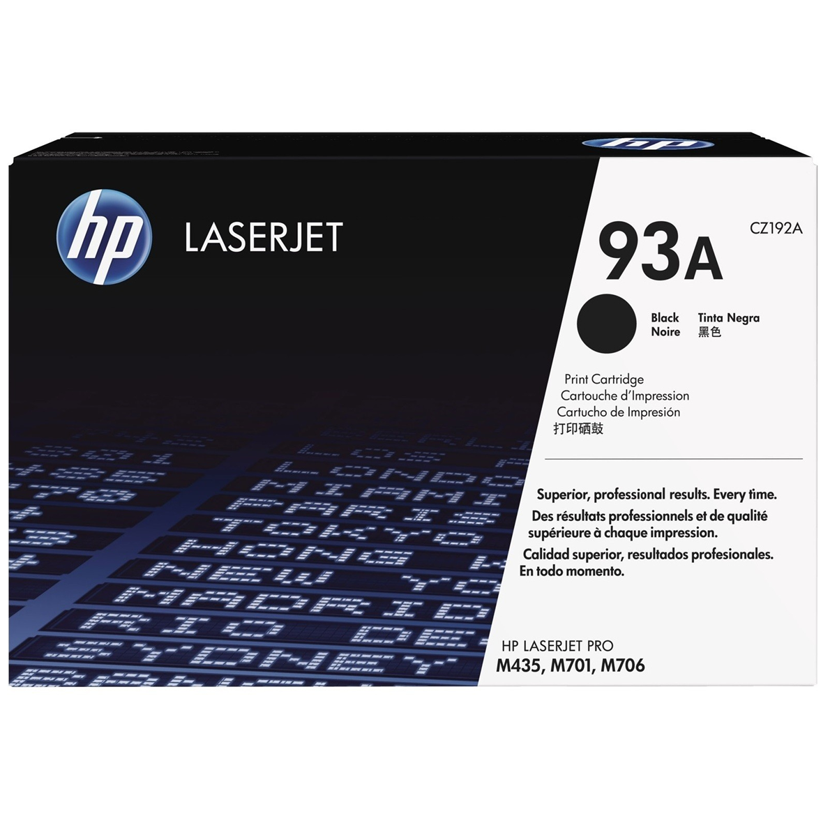 HP 93A Black Original LaserJet Toner Cartridge