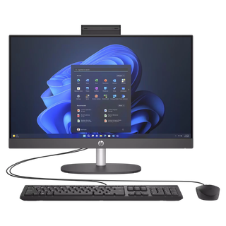 HP ProOne 240 G10Intel Core Ultra 5-125 (jusqu'à 4,3 GHz avec la technologie Intel Turbo Boost, 12 MB cache, 12 cœurs) - 8GB DDR5, 512GB SSD, FreeDosEcran 23.8 Noir