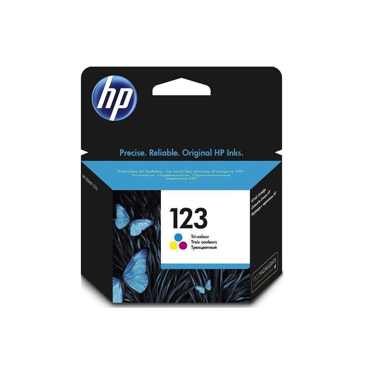 HP 123 Tri-color Ink Cartridge