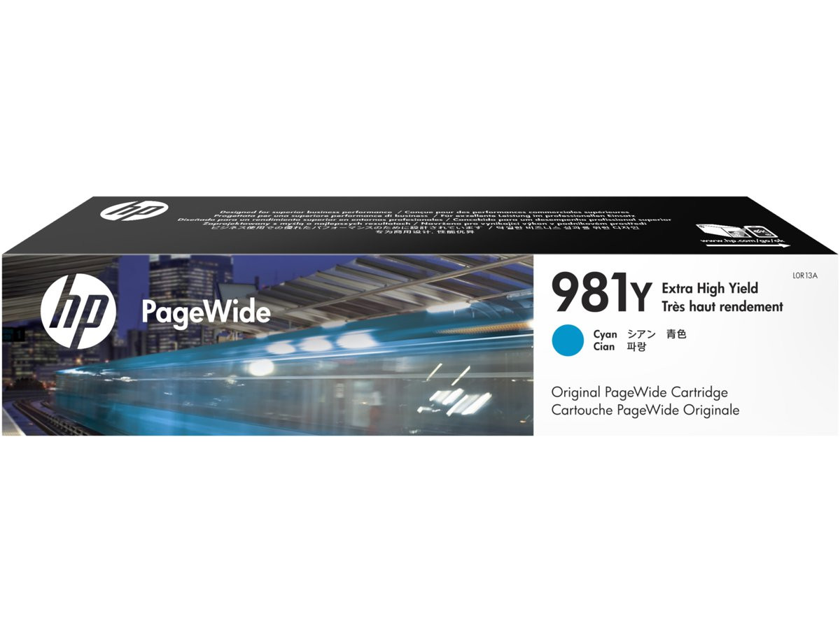 HP 981Y Extra High Yield Cyan Original PageWide Cartridge
