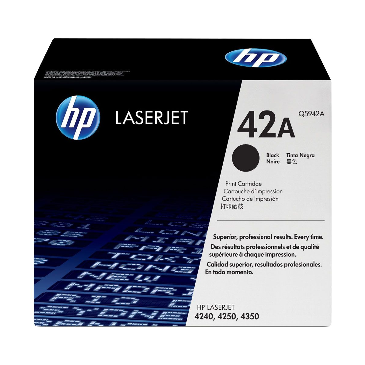 HP 42A Black Original LaserJet Toner Cartridge