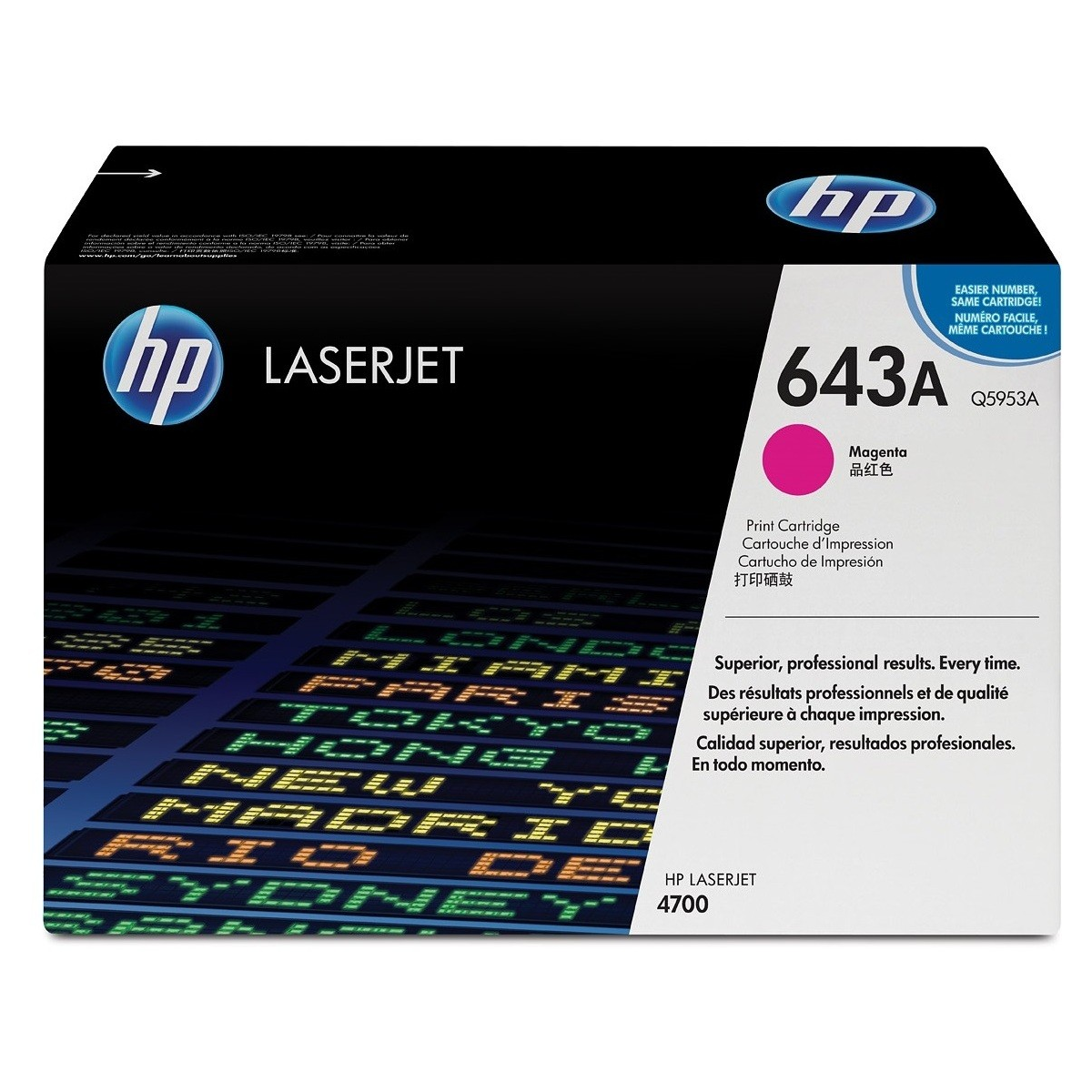 HP 643A Magenta Original LaserJet Toner Cartridge