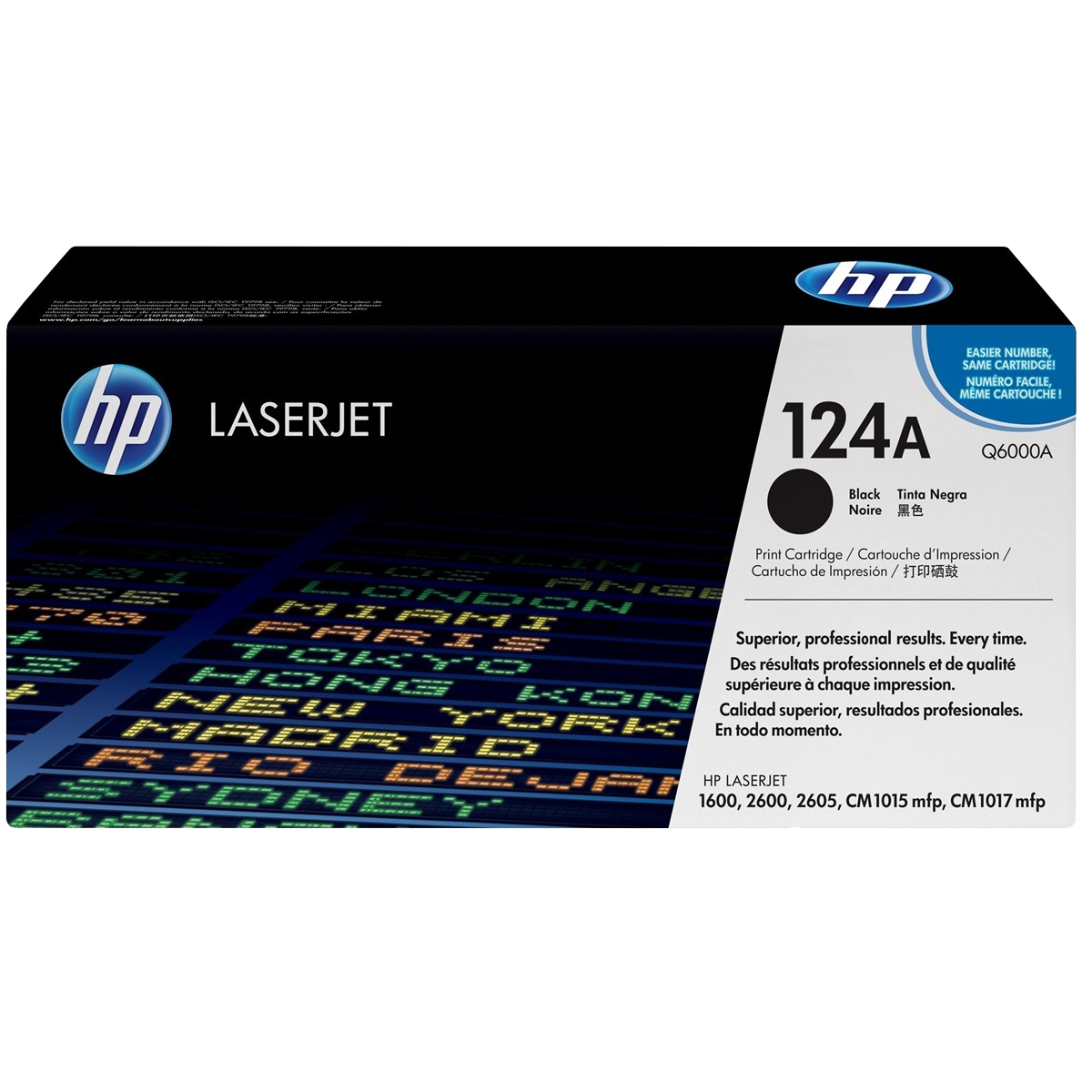 HP 124A Black Original LaserJet Toner Cartridge