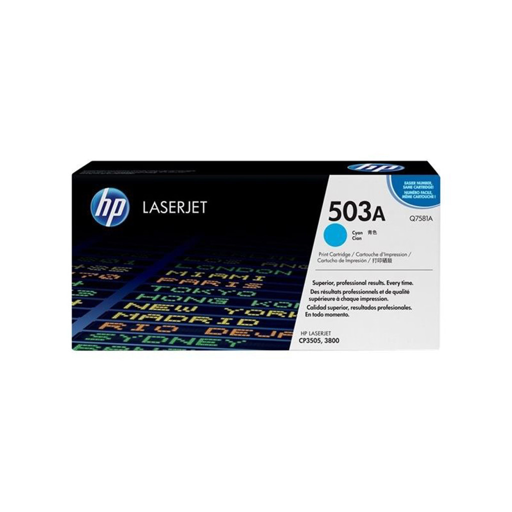 HP 503A Cyan Original LaserJet Toner Cartridge