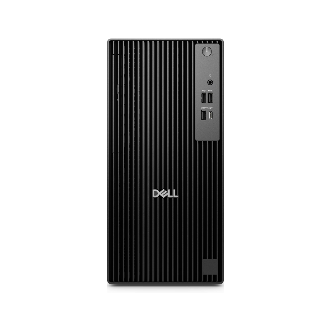 Dell Pro Tower Plus QBT1250; Intel(R) Core(TM) Ultra 5 235 (13 TOPS NPU, 14 cores, up to 5.0GHz); 8GB: 1 x 8GB, DDR5, up to 5600 MT/s, non-ECC; 512GB SSD TLC; 8x DVD+/-RW/RAM 9.5mm Slimline;  Ubuntu 24.04 LTS; 3Y ProSupport and Next Business Day Onsite Service
