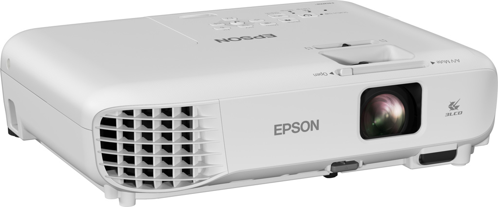 EB-W06 WXGA, 3700 Lumens, 1280 x 800, 16:10, WiFi en option 2 USB 2.0 type A & B, Entrée VGA, Entrée HDMI, Entrée RCA, 24 mois de garanties, sacoche en option,durée de la lampe 6.000 h ,10.000 h (en mode économique) 2,4kg