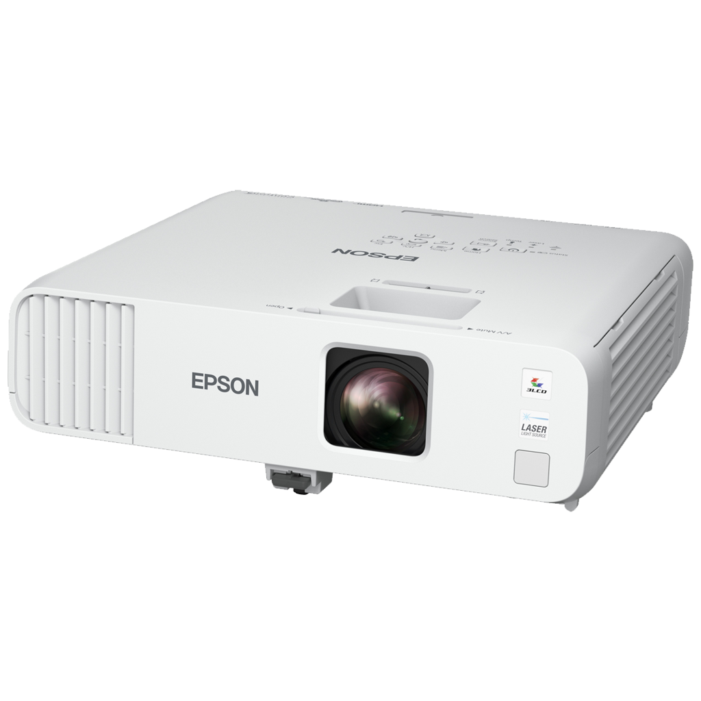 EB-L200F Full HD, 1080p, 4 500 lumens, Sans fil et Miracast, USB 2.0-A, USB 2.0, RS-232C, Interface Ethernet (100 Base-TX/10 Base-T), Wi-Fi Direct, Entrée VGA (2x), Sortie VGA, Entrée composite, Miracast, Prise jack de sortie, Prise jack d’entrée (2x), Câble RCA de sortie audio, entrée micro, HDMI (HDCP 2.2) (2x), LAN IEEE 802.11a/b/g/n/ac sans fil