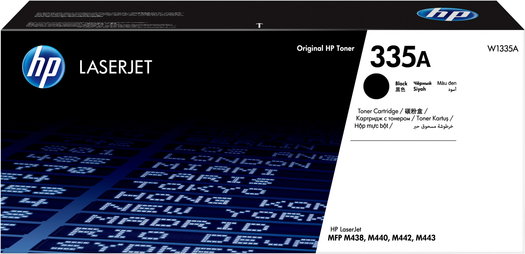 HP 335A Black Original LaserJet Toner Cartridge 7 400 Pages