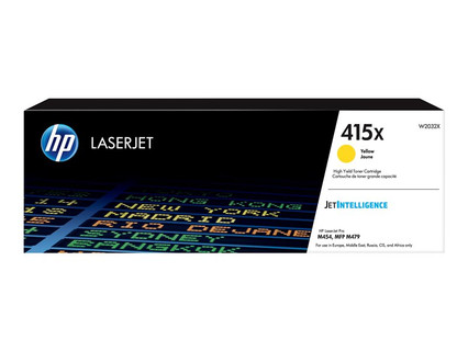 HP 415X  High Yield Yellow Original LaserJet Toner Cartridge 6000 Pages